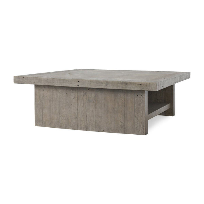 Stonebridge - Square Coffee Table - Distressed Gray