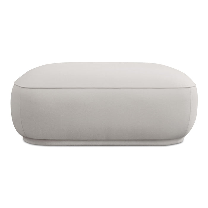 Marion - Square Ottoman - White