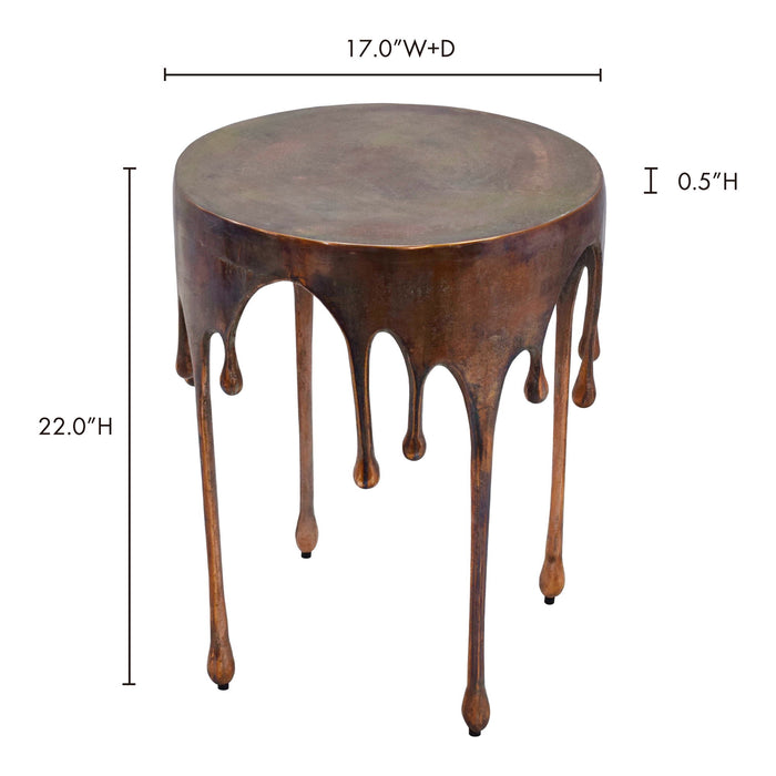 Copperworks - Accent Table - Brown
