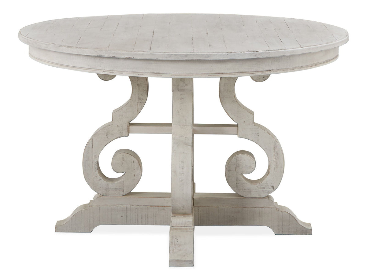 Bronwyn - 48" Round Dining Table - Alabaster