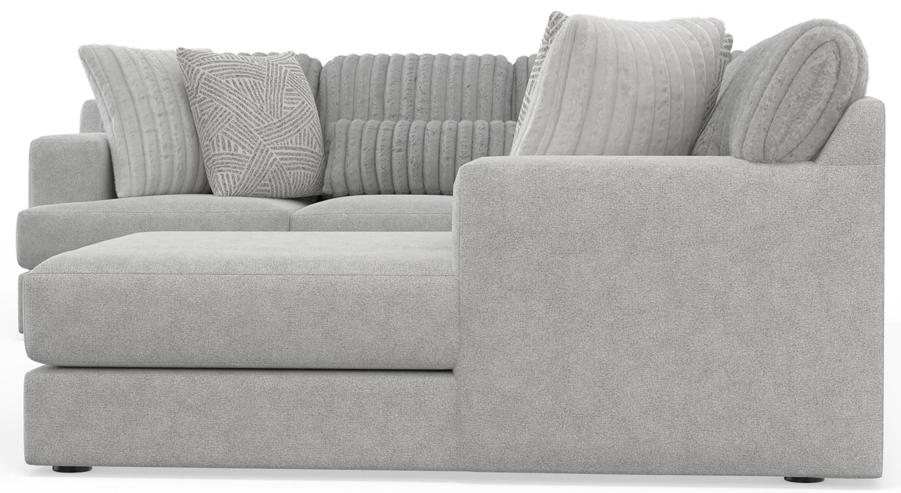 Logan - Sectional With Comfort Coil Seating And Included Accent Pillows