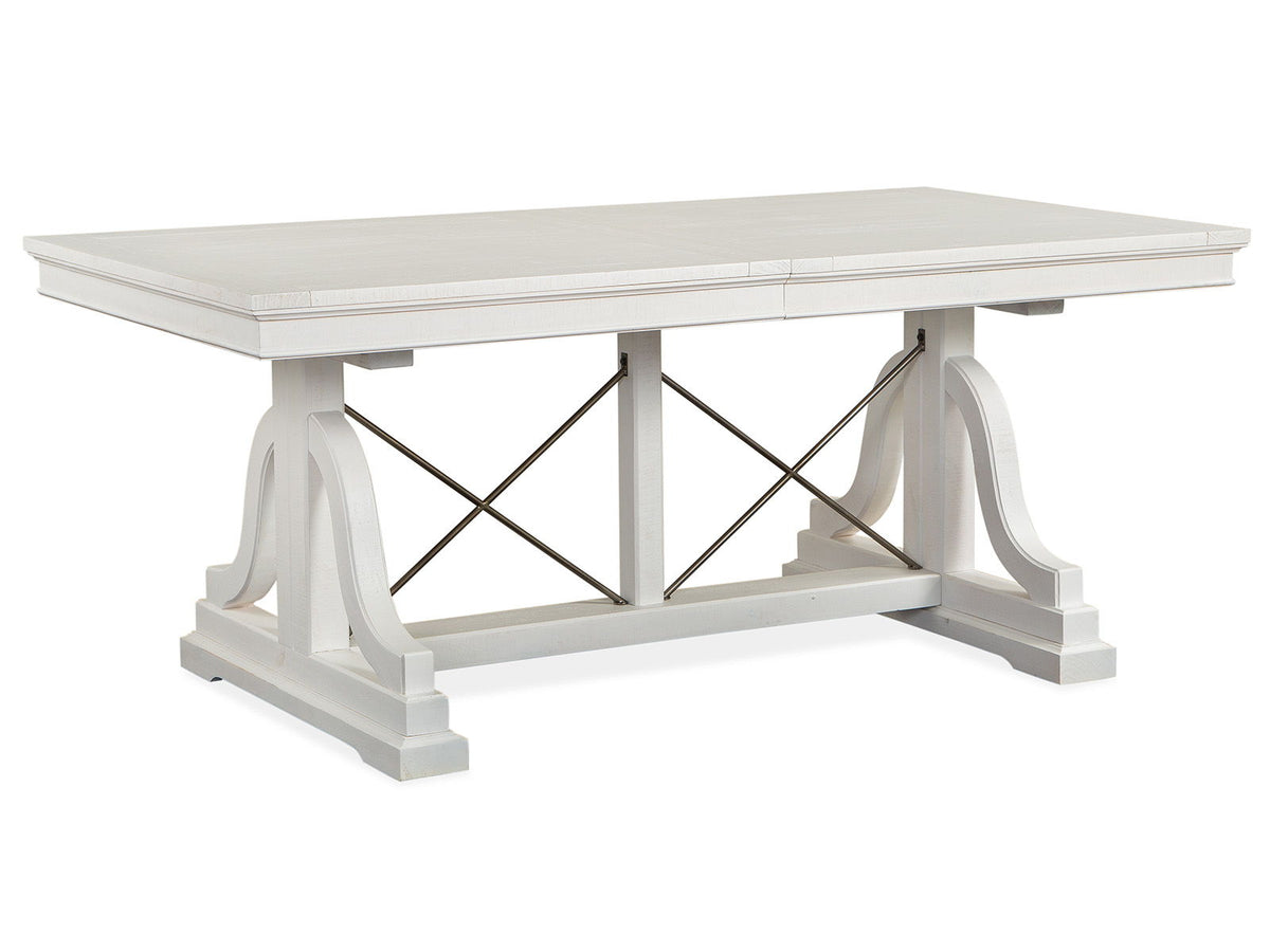 Heron Cove - Extendable Trestle Dining Table Set