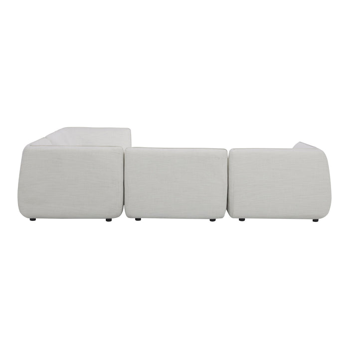 Zeppelin - Classic L Modular Sectional - White