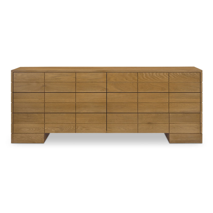 Gia - 6 Drawer Dresser - Brown