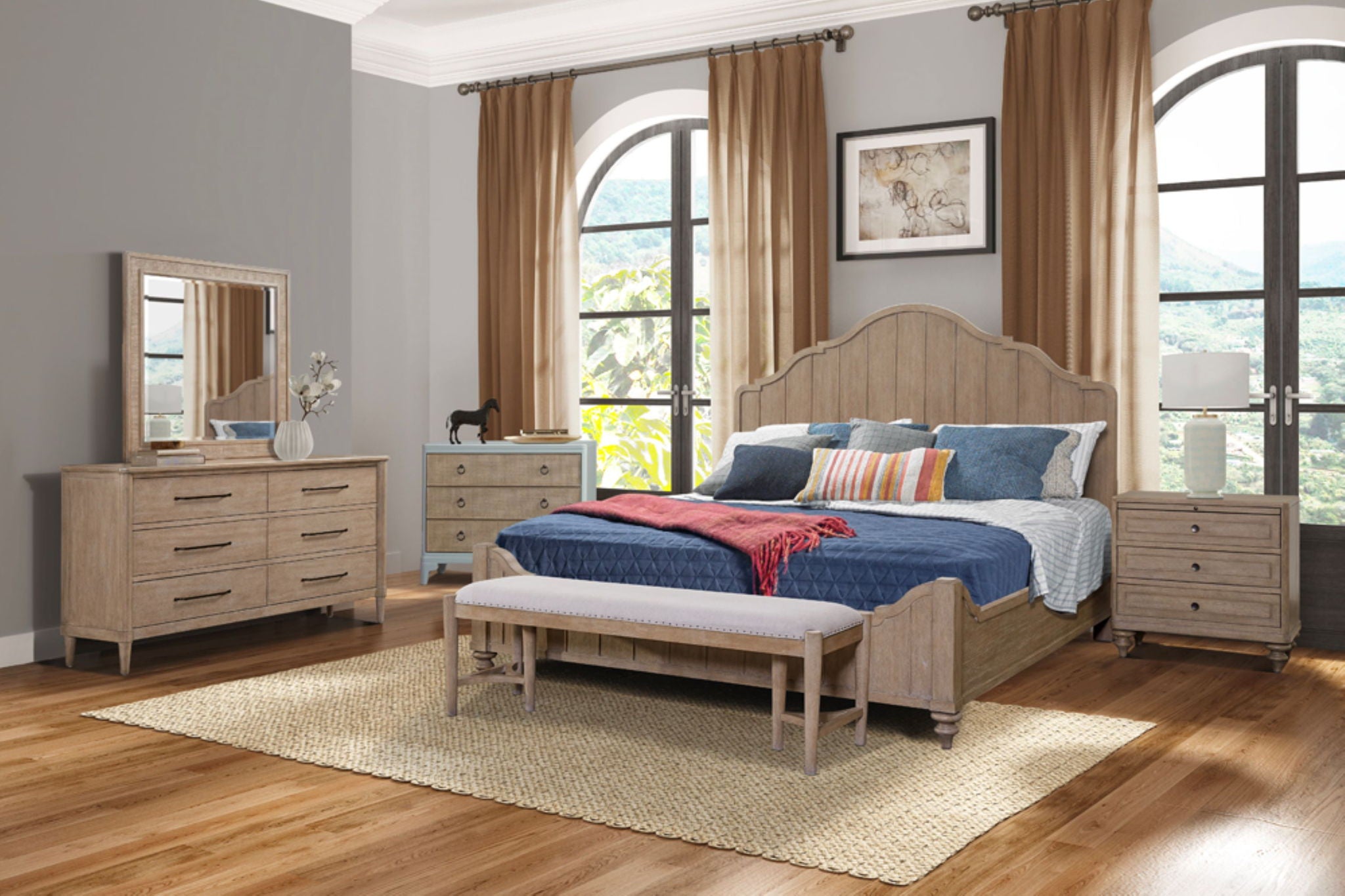 Citrus Heights - Panel Bed