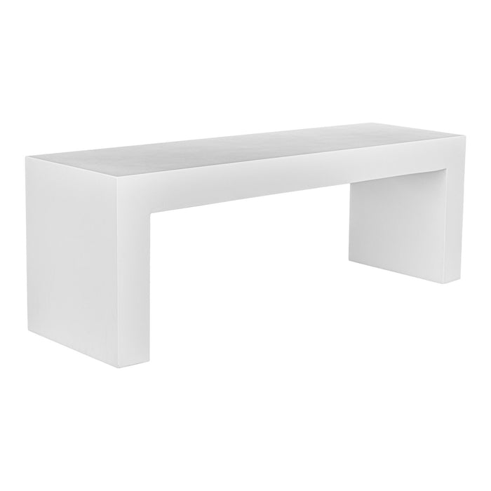 Lazarus - Outdoor Bench - White