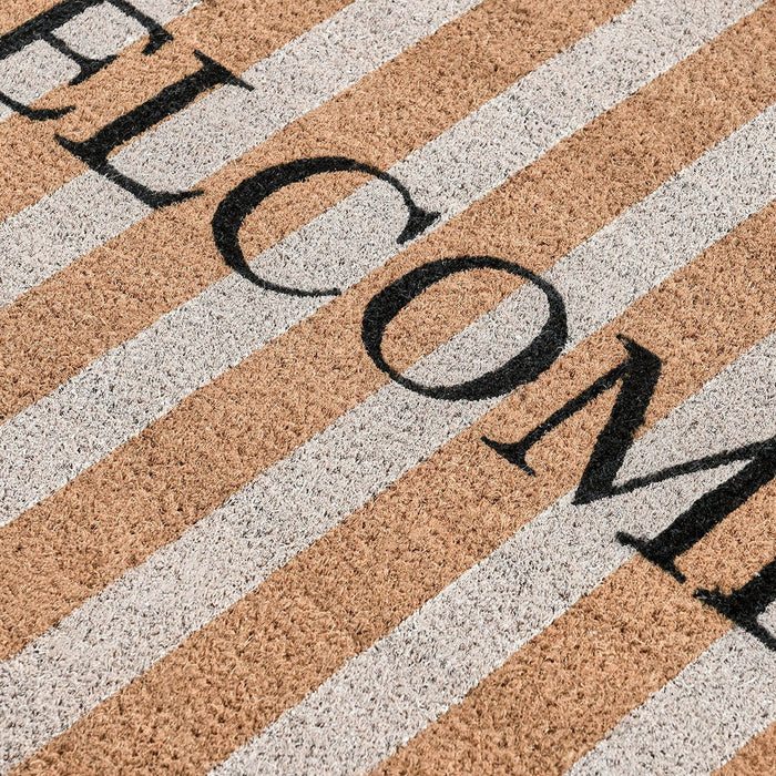 Doormats - Striped Welcome Doormat