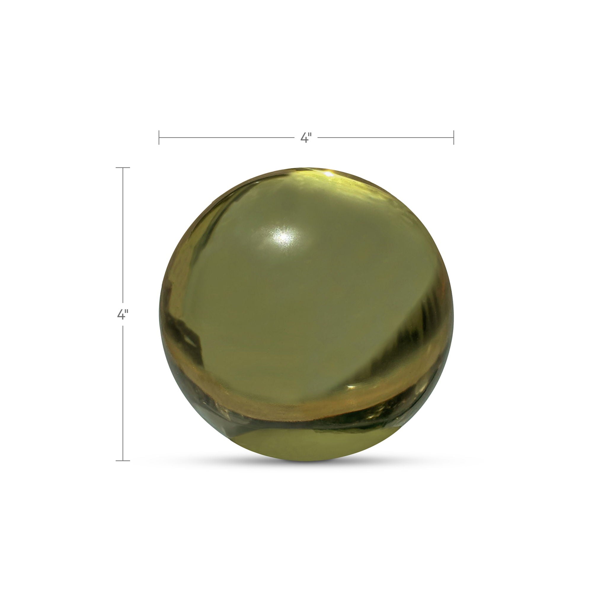 Bonn - Cast Glass Decorative Object - Olive