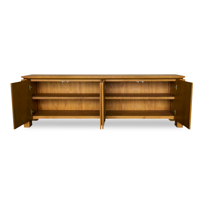 Brook - Media Unit - Country Oak