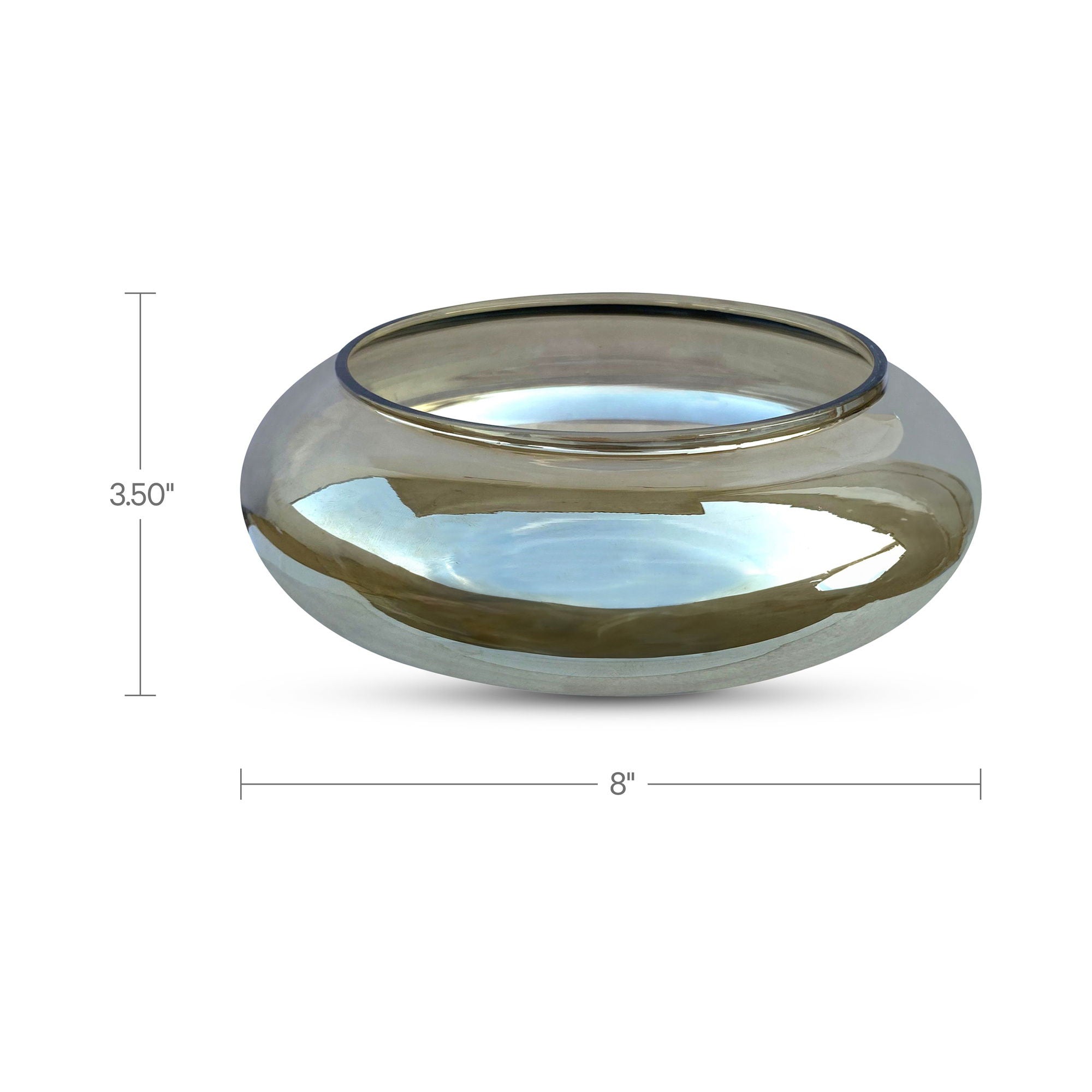 Polene - Glass Bowl Small - Smoky Brown
