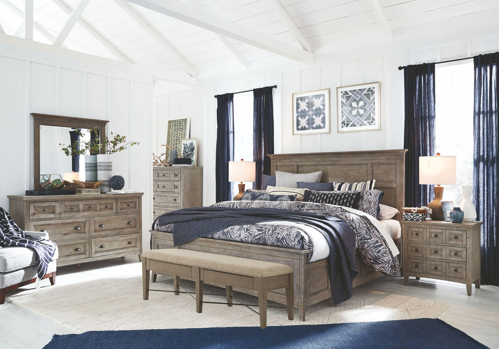 Paxton Place - Complete Panel Bed With Regular Rails