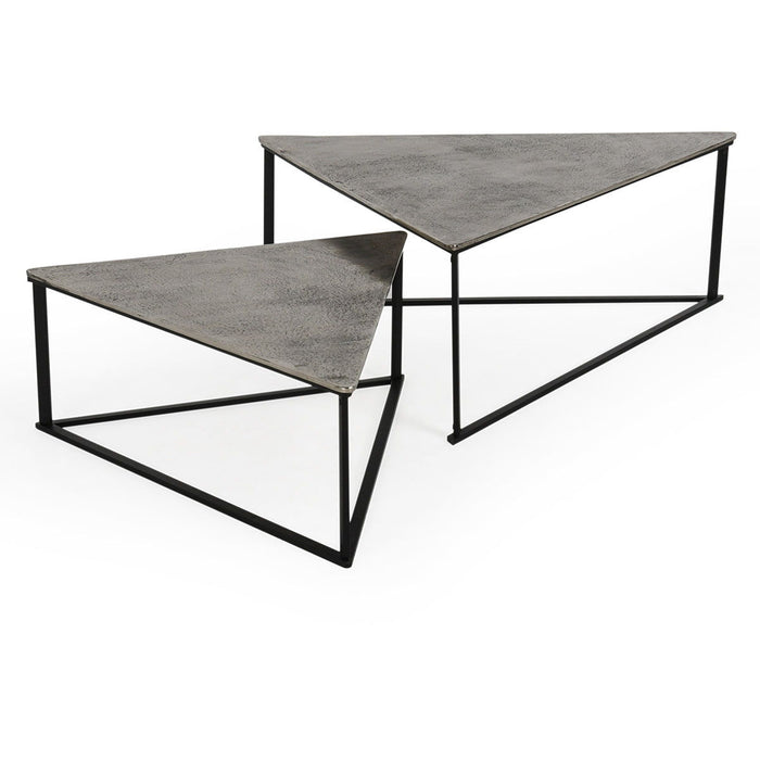 Burton - Nesting Coffee Tables (Set of 2) - Gray