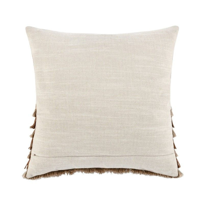 Timeless - TL Casa Leather Pillow - Chestnut/ Natural