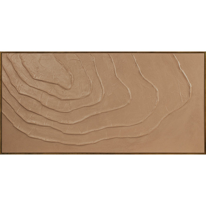 Umbria - Framed Painting - Light Brown