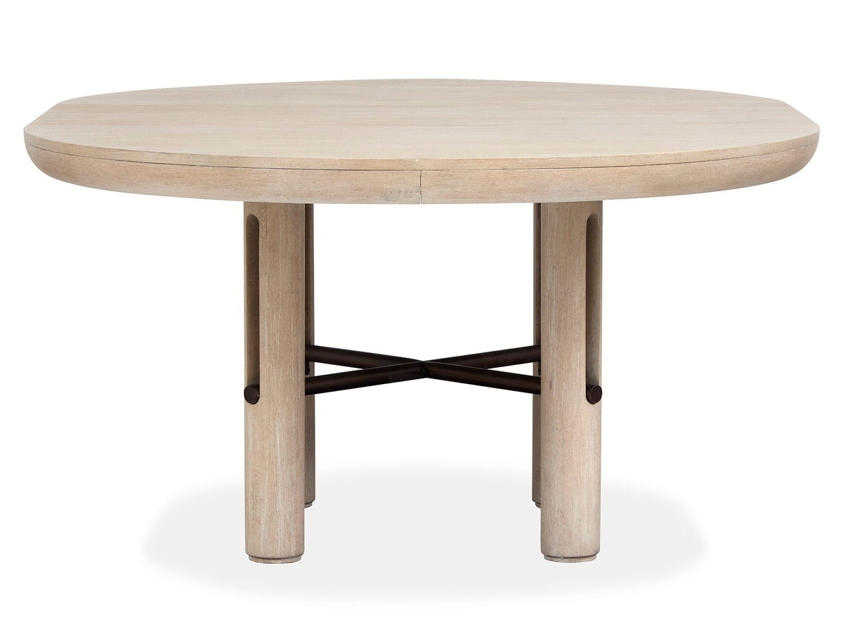 Sunset Cove - Extendable Round Dining Table - Sanibel Brown