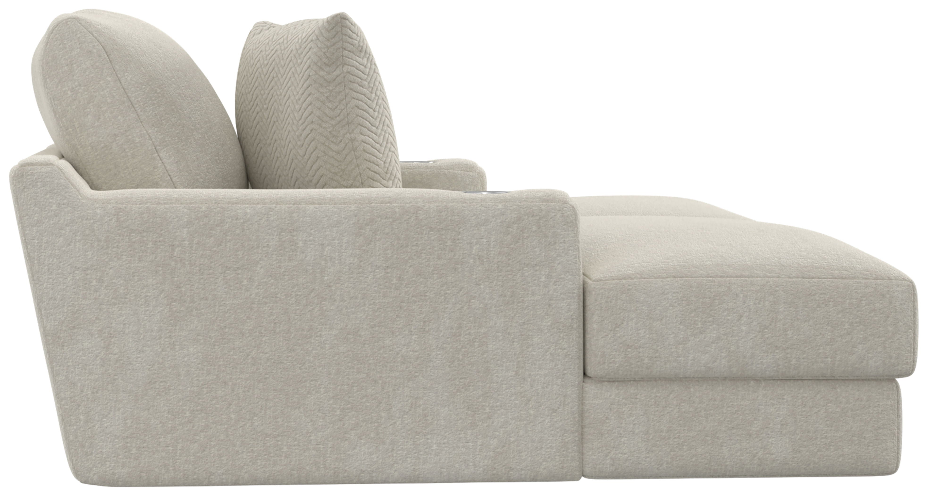 Cozy - 2 Piece Double Wide Chaise With USB Charging Ports