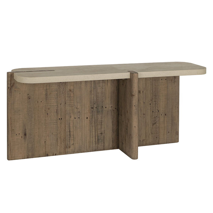 Dillon - Solid Wood Rectangle Console Table - Natural