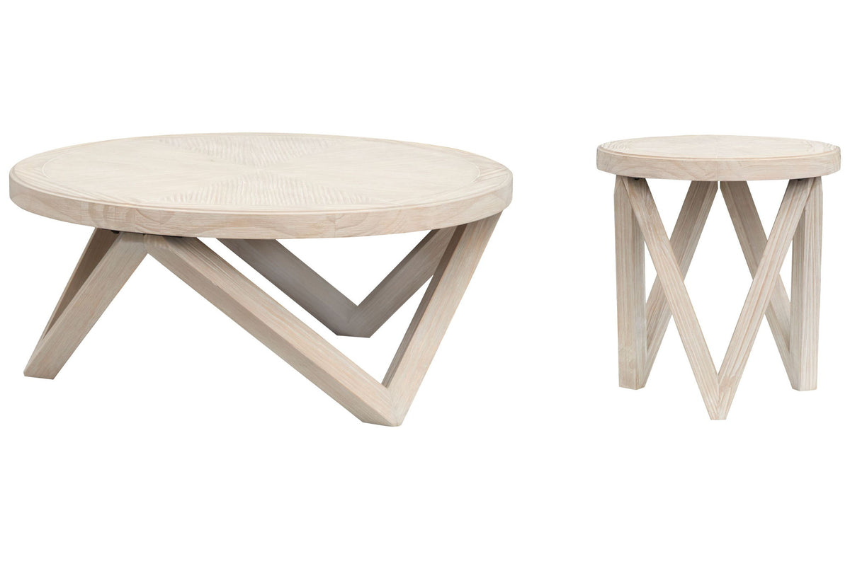 Bostwick - Round Cocktail Table Set