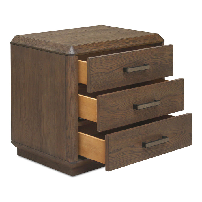 Caleb - Accent Nightstand - Dark Brown