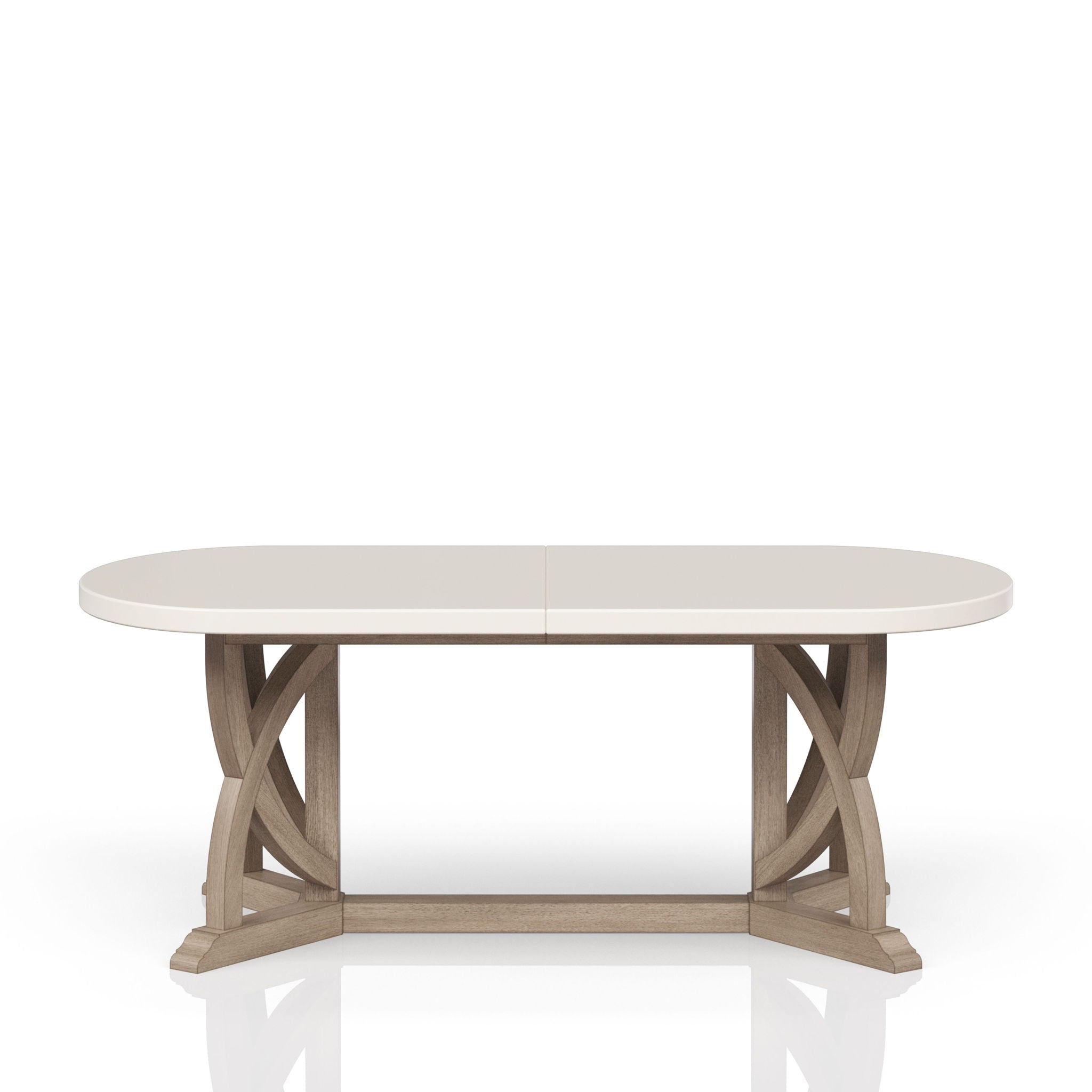 Citrus Heights - Trestle Table - Cement / Sand