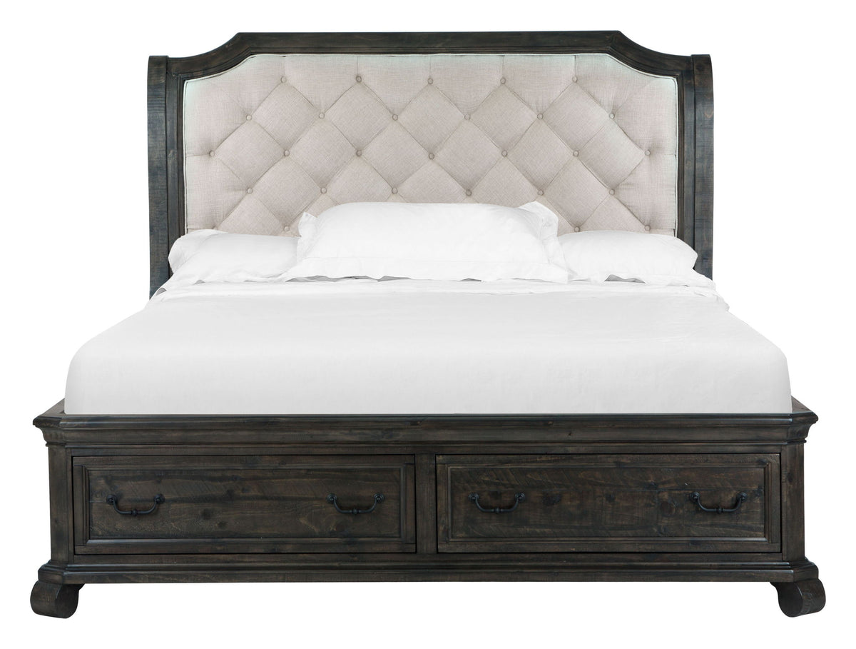 Bellamy - Sleigh Storage Bed Set