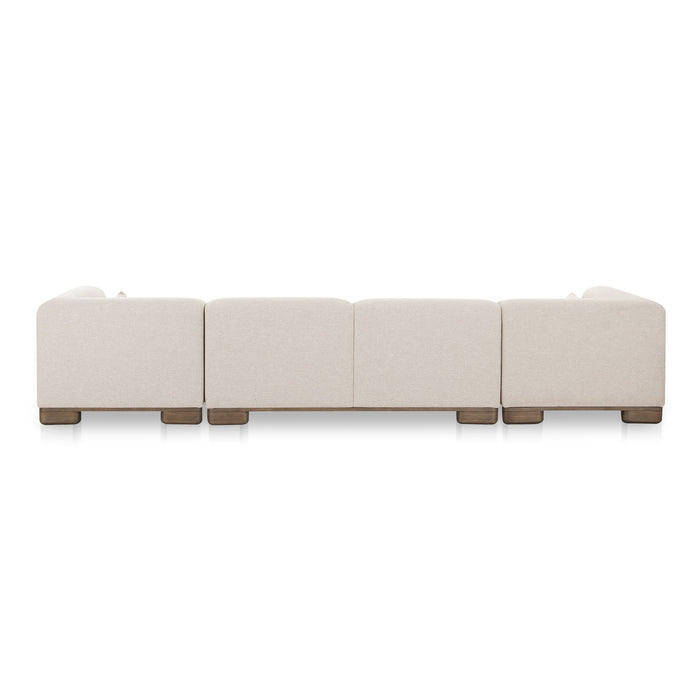 June - U Shaped Modular Sectional - Oatmeal
