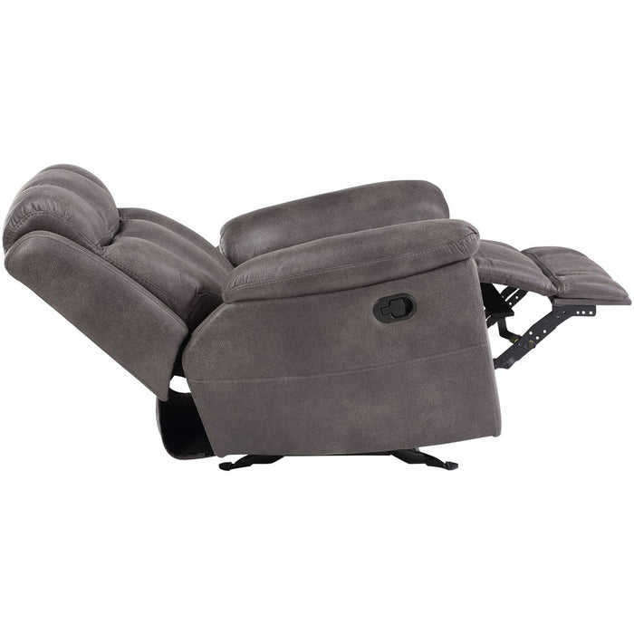 Goliath - Manual Glider Recliner - Arizona Grey