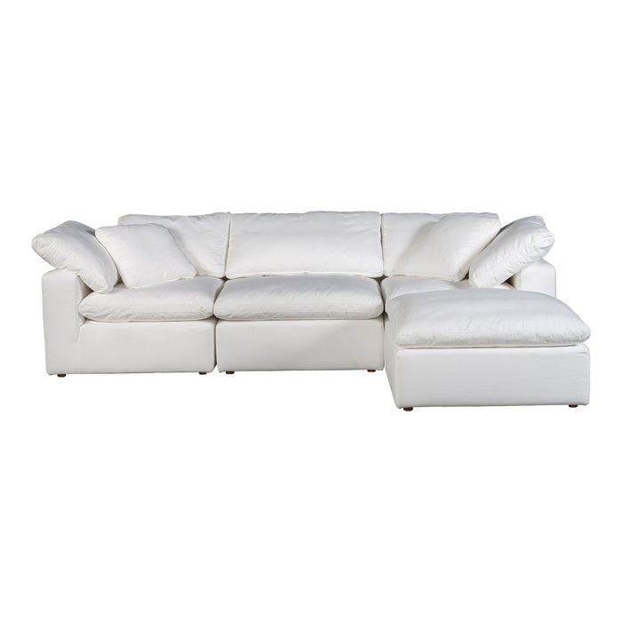 Terra - Condo Lounge Modular Sectional Livesmart Fabric - Cream