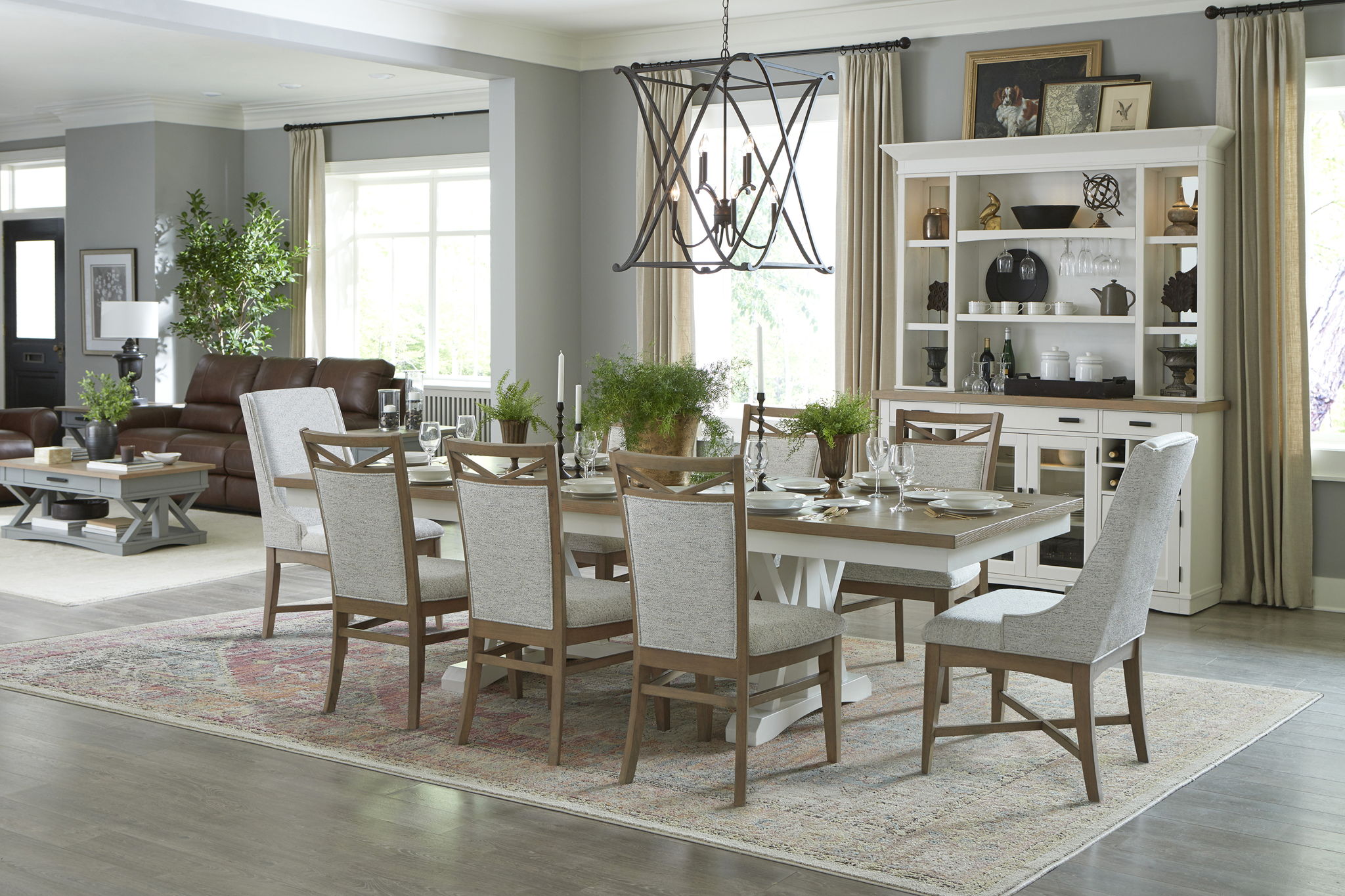 Americana Modern Dining - Upholstered Dining Chair (Set of 2) - Cotton