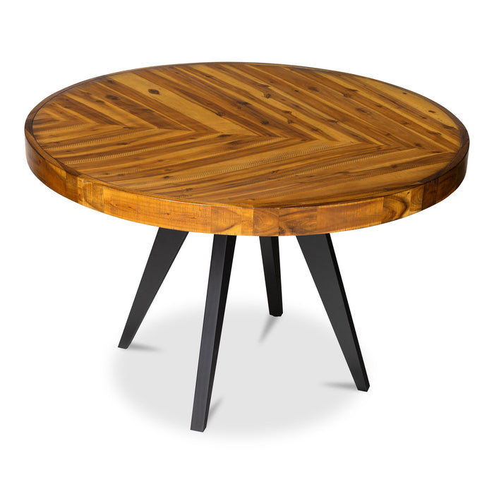 Parq - Round Dining Table - Amber