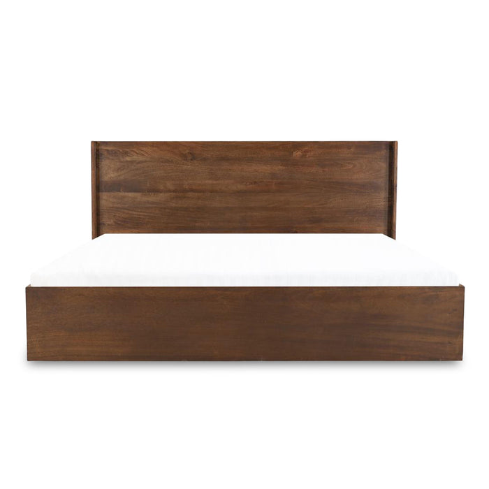 Everett - Queen Bed - Dark Brown