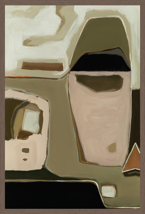 Observe - 48" x 72" Painting By Buddy Whitlock - Walnut