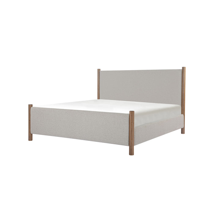 Warren - King Panel Bed - Beige