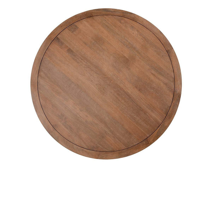 Selena - Round Dining Table - Hickory Brown