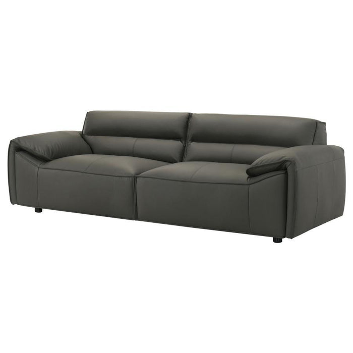 Buxton - Top Grain Leather Upholstered Sofa