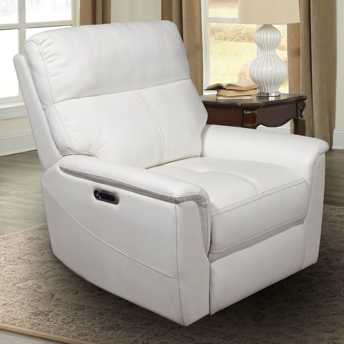 Reed - Power Recliner - Pure White