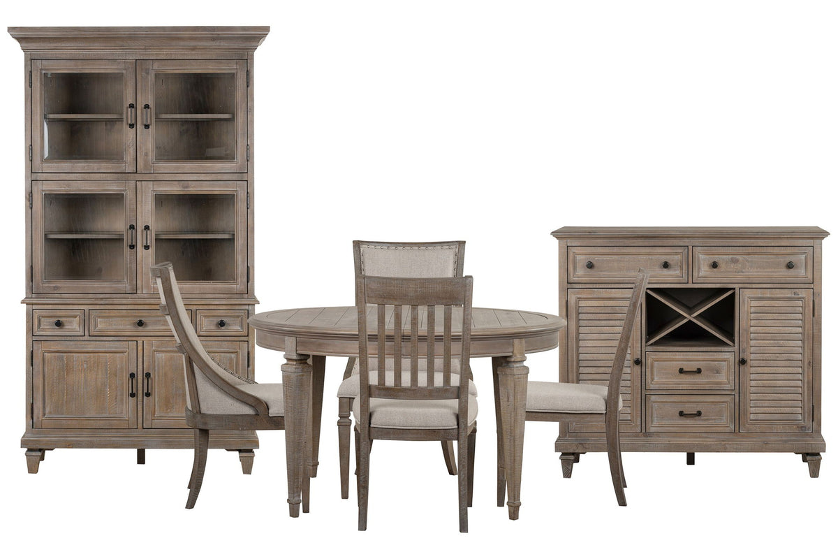 Lancaster - Extendable Round Dining Table Set