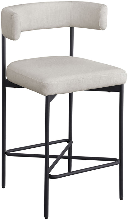 Rivage - Durable Stool With Black Frame (Set of 2)