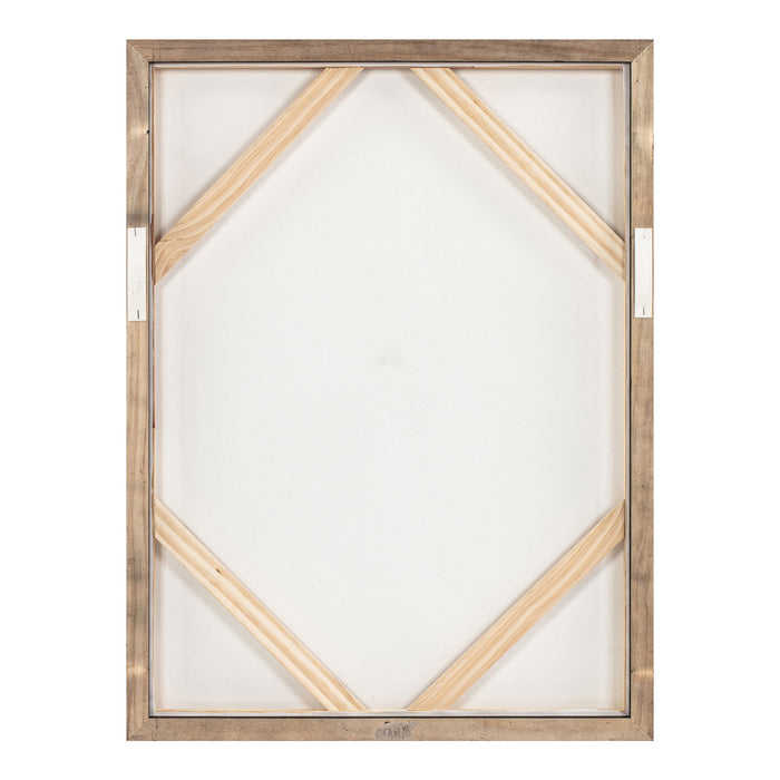 Poet - Framed Painting - Beige / Black