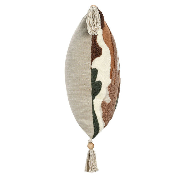 Renewed - RN Caney Pillow - Chestnut/Green Multi