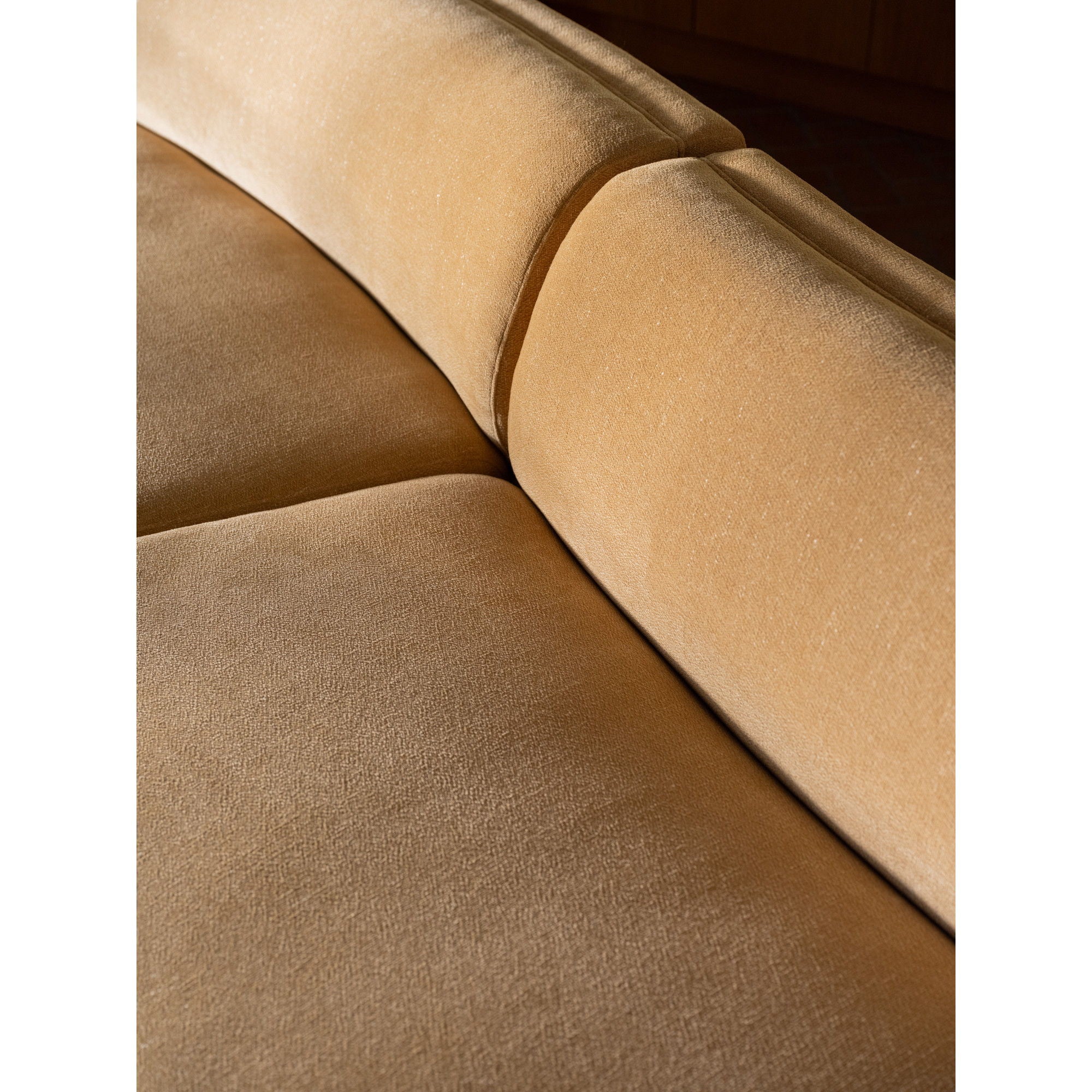 Naomi - 3 Piece Wave Modular Sectional - Golden Yellow
