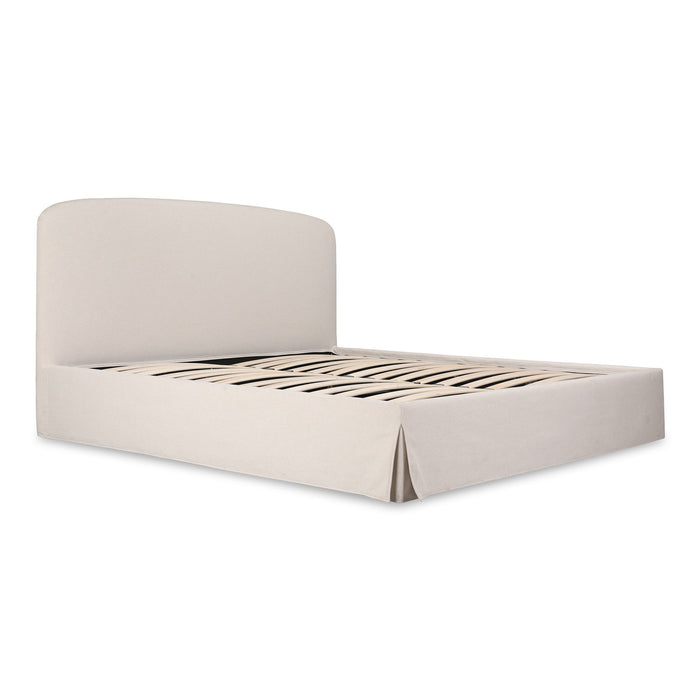 Joan - Queen Storage Bed - Cream