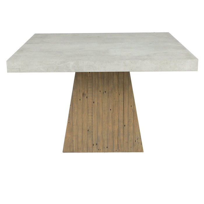 Ridley - Square Dining Table - Natural/Antique White