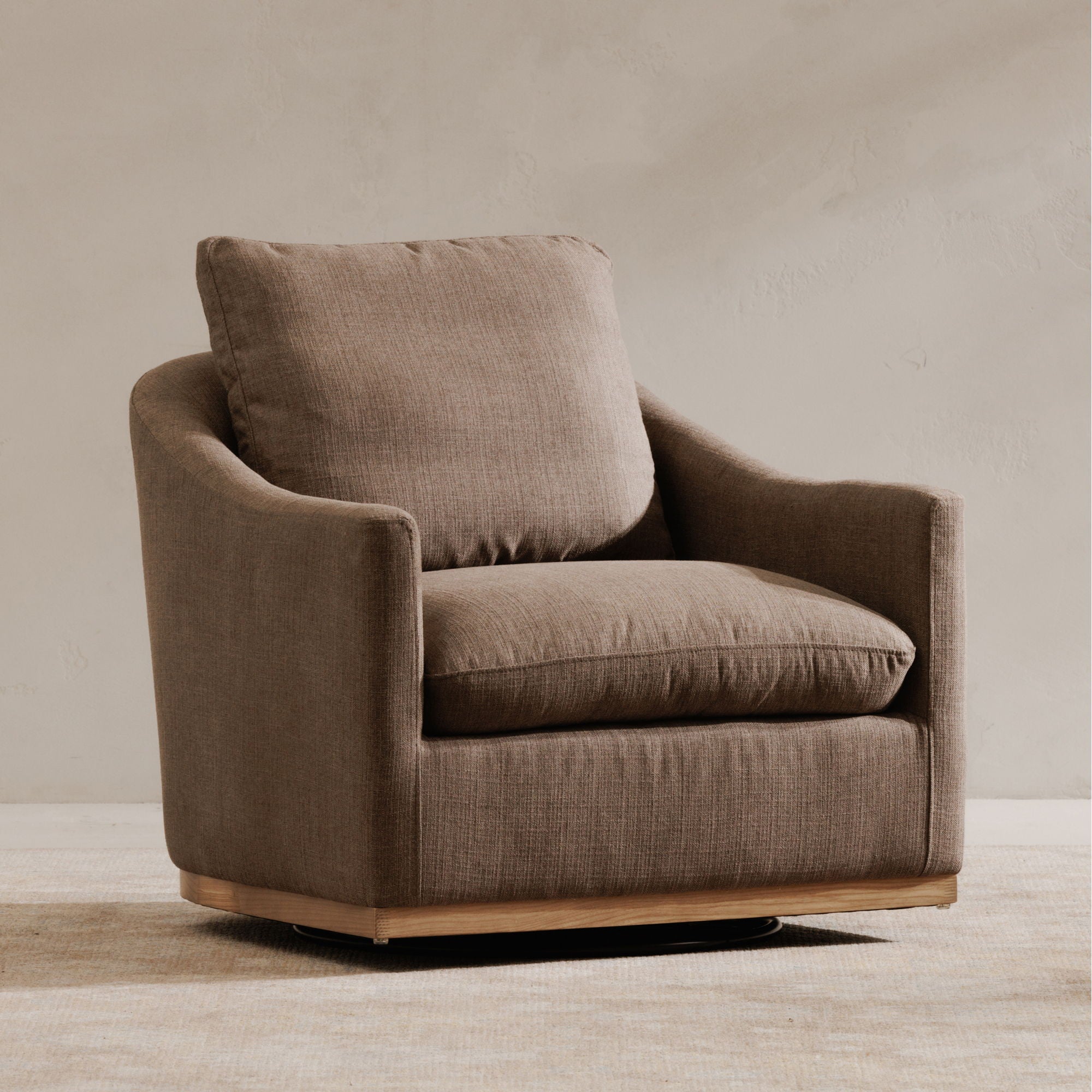 Linden - Swivel Chair - Soft Taupe
