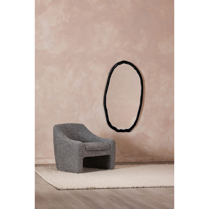 Foundry - Oval Mirror - Black