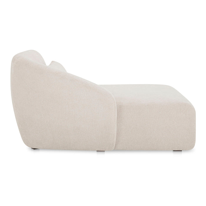 Amelia - Left Arm Facing Chaise - Warm White