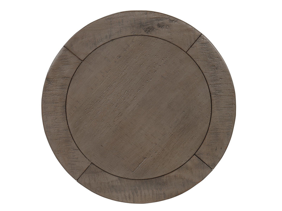 Paxton Place - Round Accent End Table - Dovetail Grey