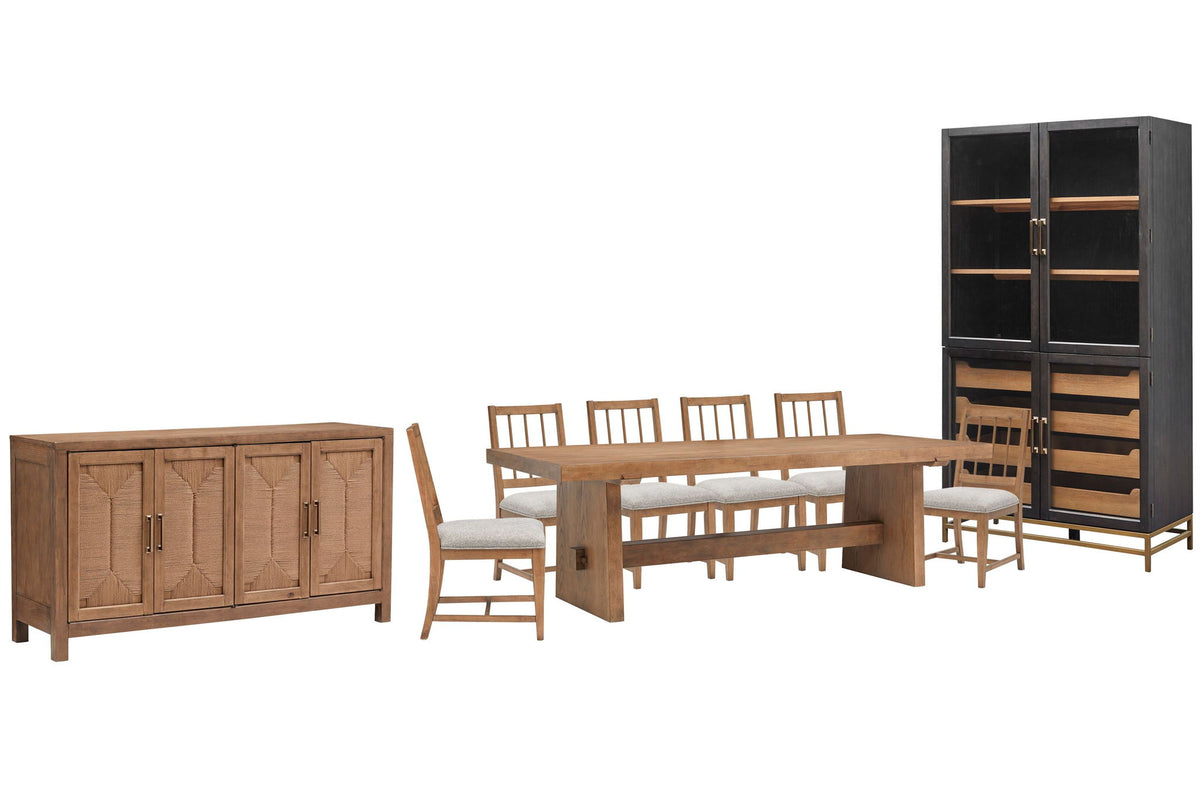 Lindon - Trestle Dining Table Set