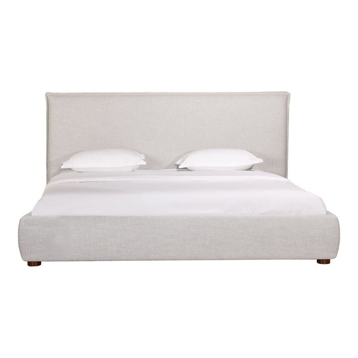 Luzon - King Bed - Light Gray