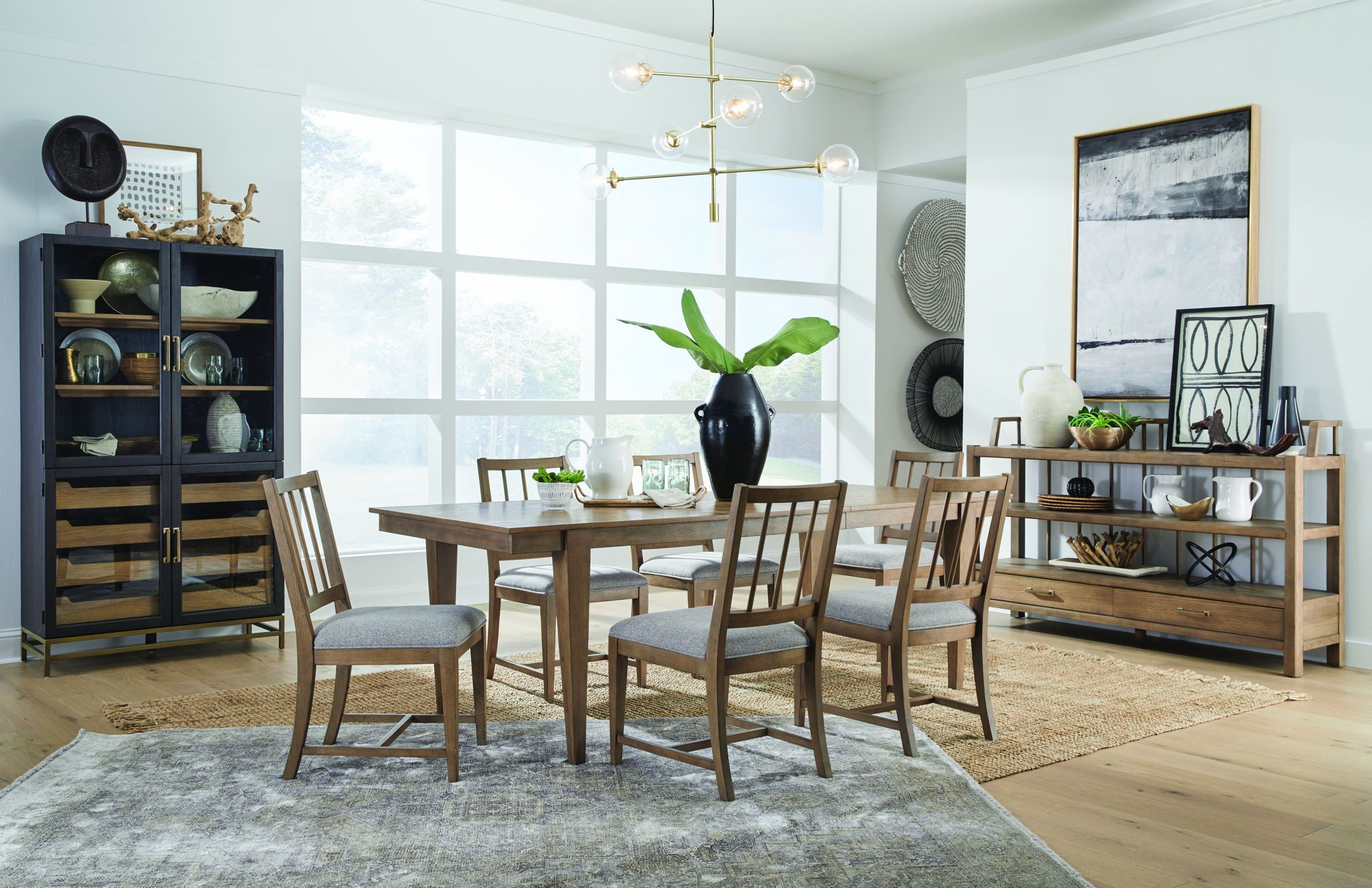 Lindon - Dining Side Chair With Upholstered Seat (Set of 2) - Gray